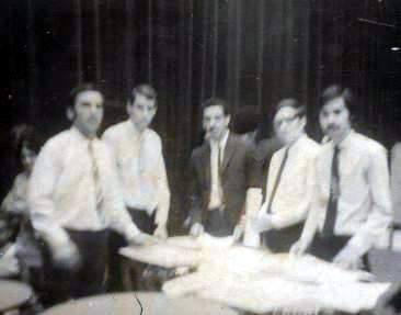 Marcos Valcárcel, Luis Barrera, René Vergara, Jorge Valcárcel y Federico Chea